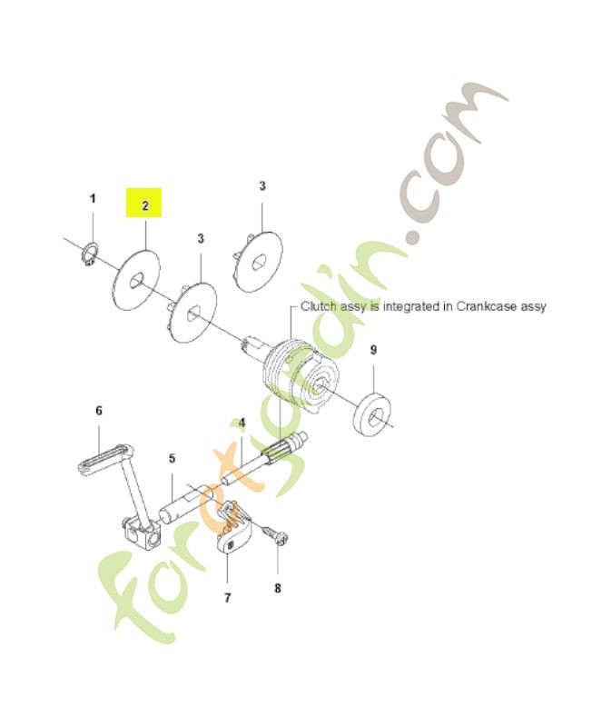 Rondelle Husqvarna ref.577271501