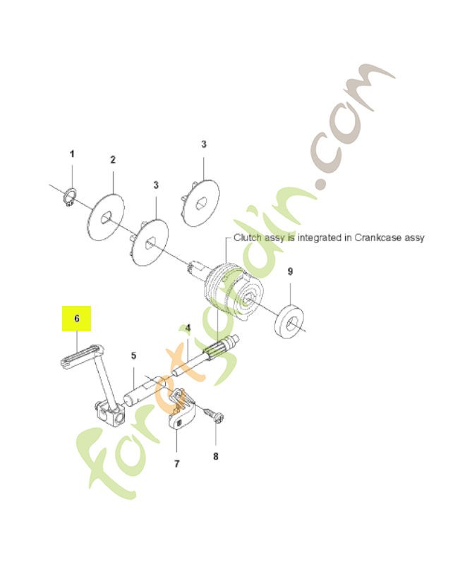 Tuyau d'huile Husqvarna ref. 577272501