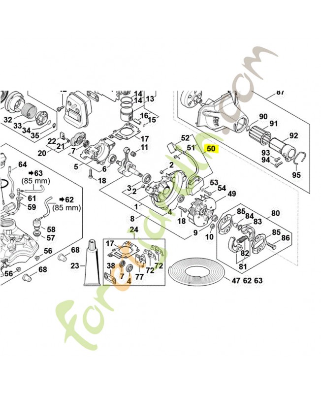 Module d'allumage Stihl ref. 4243-400-1301