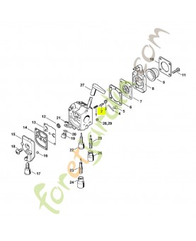 Pointeau d'admission Stihl réf. Z000-018-Z000