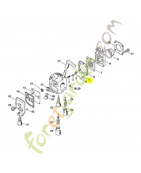 Vis d'assemblage a embase Stihl réf. 1120-122-6600- Pièce détachée Stihl
