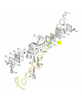 Membrane de réglage Stihl réf. 4229-121-4700