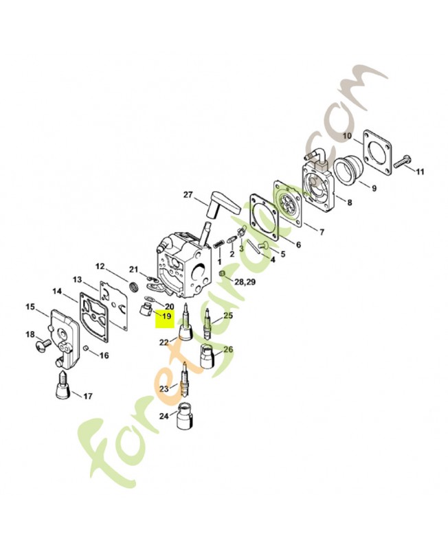 Boulon Stihl réf. 4128-121-8901