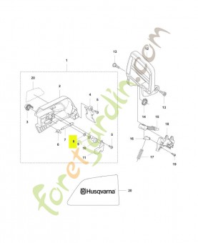 Anneau en 0 6.75 x 1.78 Husqvarna ref. 740480702