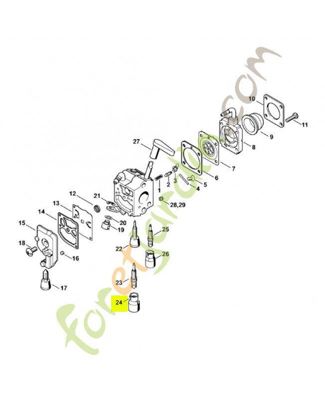 Capuchon Stihl réf. Z010-061-Z013