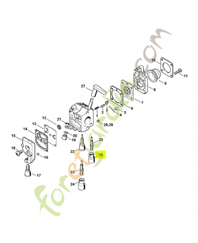 Capuchon Stihl réf. 4229-121-2701