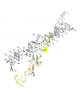 Gicleur fixe 0,40 Stihl réf. 1132-121-5640 - Pièce de rechange Stihl