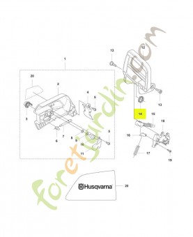 Ressort Husqvarna ref. 577649801