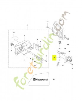 Verrouillage Husqvarna ref. 577272001