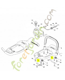 Vis is-dg 5x20 Stihl réf. 0000-951-1100