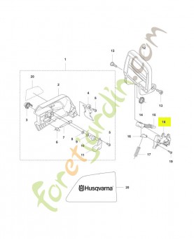 Support Husqvarna ref. 577365601