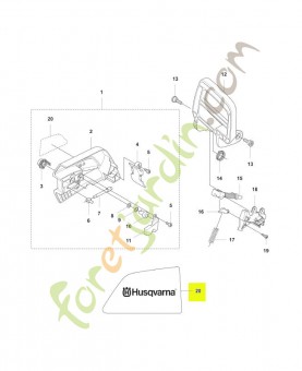 Autocollant Husqvarna ref. 578228901