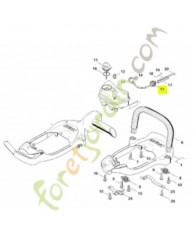 Pièce de raccordement Stihl réf. 4237-350-1400