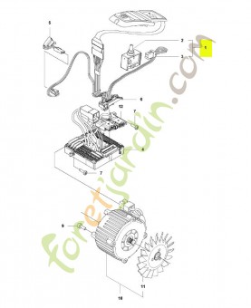 Kit interrupteur Husqvarna ref. 593896001
