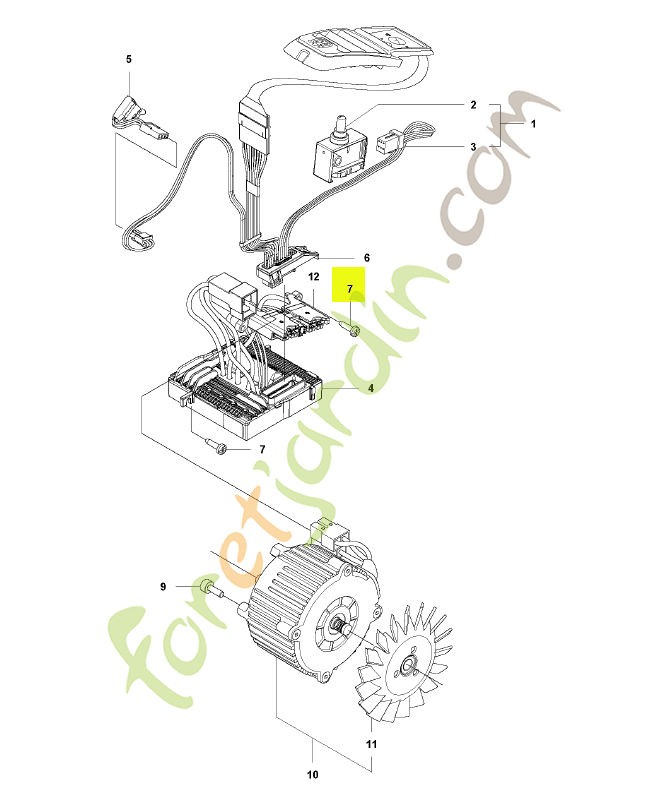 Vis Husqvarna réf : 525887401
