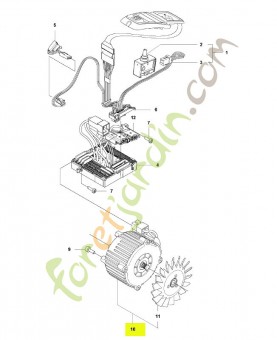Moteur Husqvarna ref. 529653301