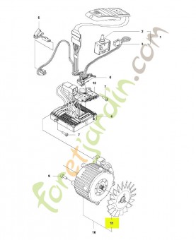 Ventilateur Husqvarna ref. 581300901