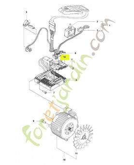 Connecteur Husqvarna réf : 593813001