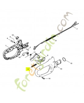 Ressort de pression Stihl réf. 0000-997-0724