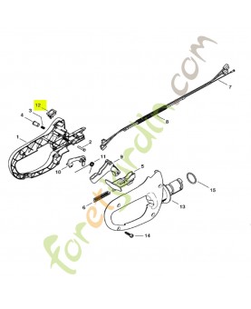 Interrupteur m/a Stihl réf. 4229-430-0203 - Pièce de rechange Stihl
