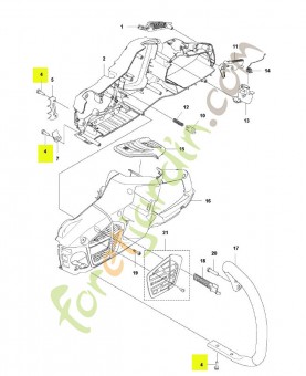 Vis Husqvarna ref. 504909414