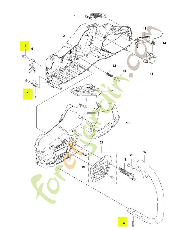 Vis Husqvarna ref. 504909414
