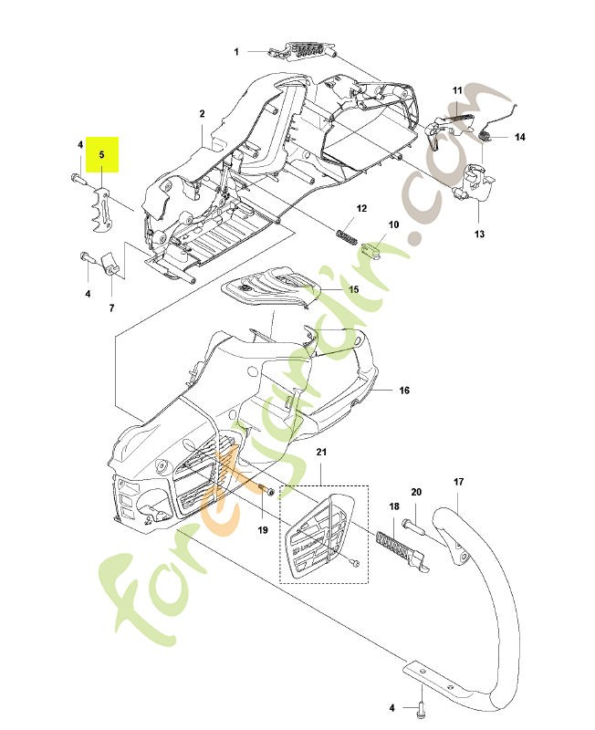 Griffe Husqvarna ref. 577286601