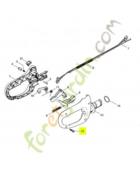 Vis cylindrique IS-P5x18 Stihl réf. 9074-477-4132