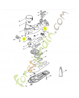 Goupille cylindrique 4m6x12 Stihl réf. 9381-003-2070