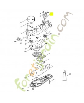 Amortisseur en caoutchouc Stihl réf. 4237-792-9300- Pièce de rechange Stihl