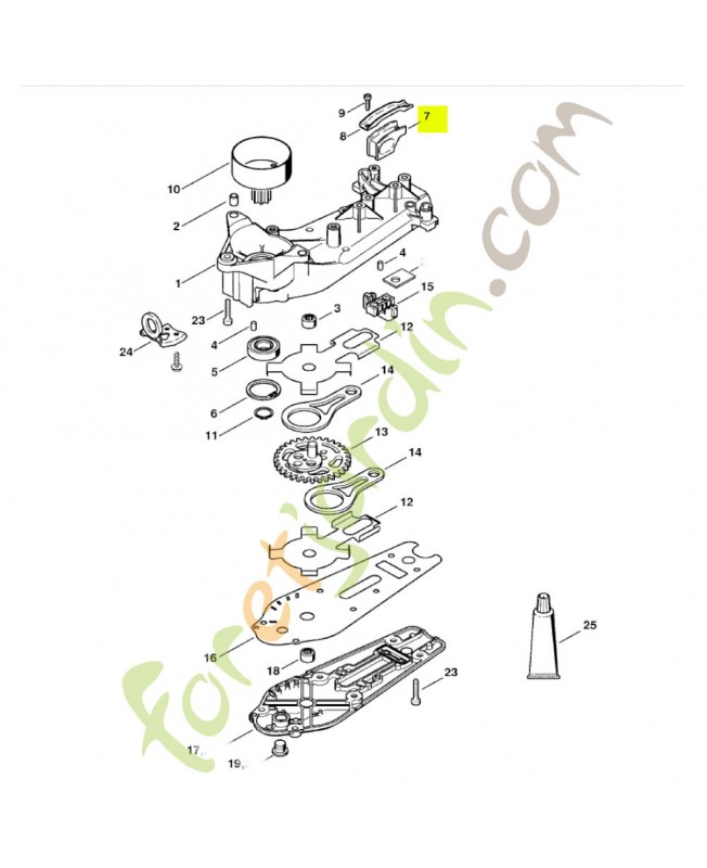 Amortisseur en caoutchouc Stihl réf. 4237-792-9300- Pièce de rechange Stihl