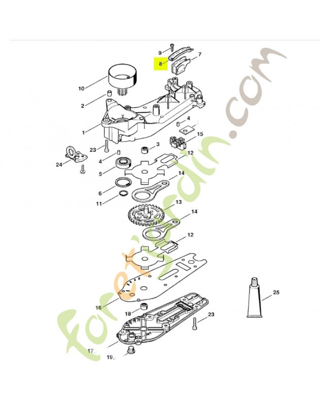 Support Stihl réf. 4237-792-2500- Pièce de rechange Stihl