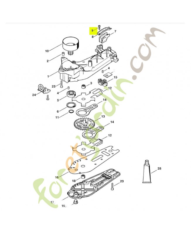 Vis cylindrique IS-D4x18 Stihl réf. 9075-478-3018