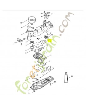 Tôle de butée Stihl réf. 4237-642-4801