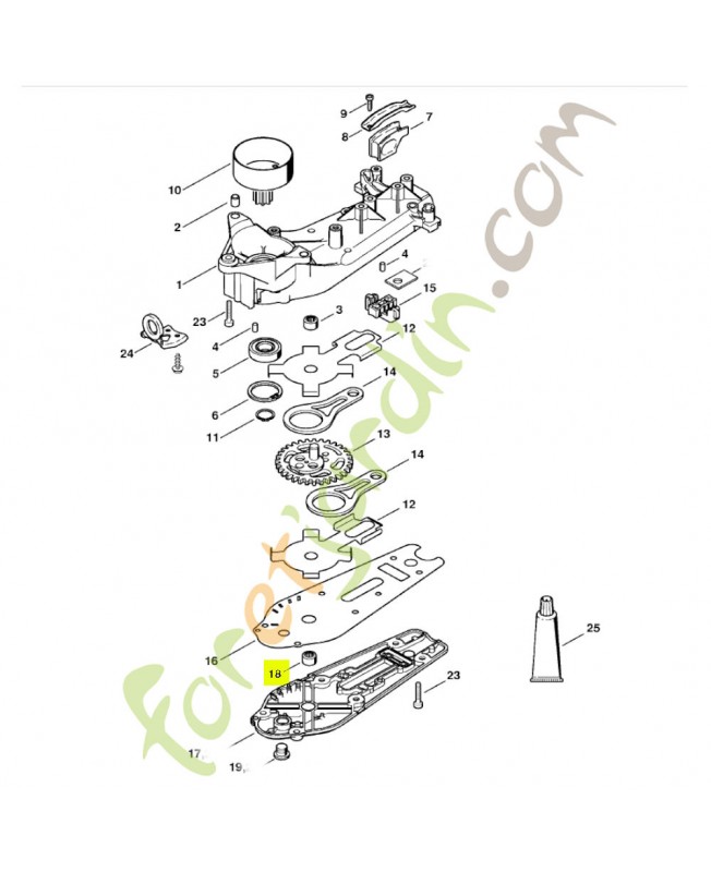 Douille à aiguilles 8x12x8 Stihl réf. 9513-003-0912