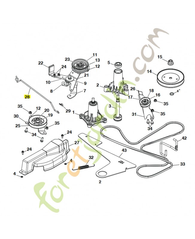 Maillon Husqvarna ref. 592866101