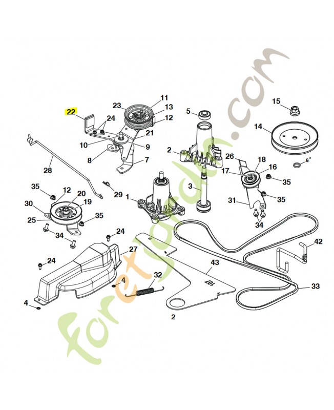 Frein Husqvarna ref. 592854902
