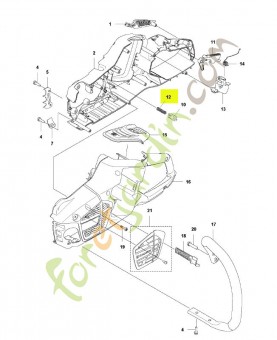 Ressort Husqvarna réf : 585480001