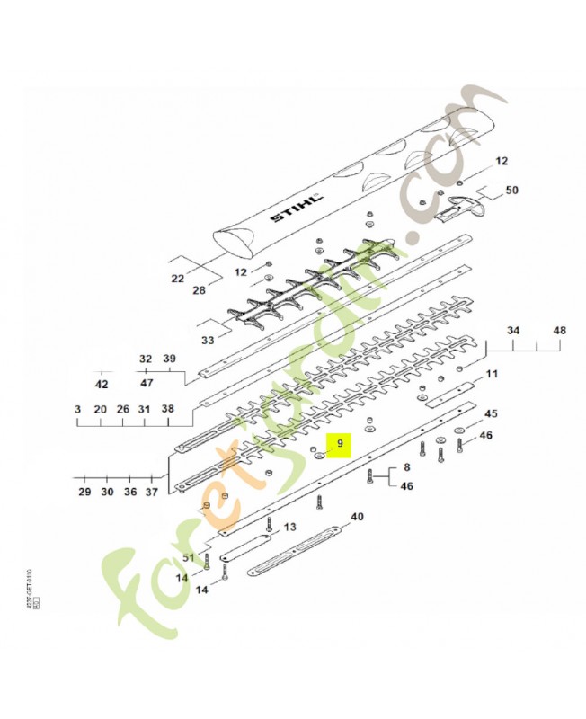 Rondelle Stihl réf. 4237-958-0500