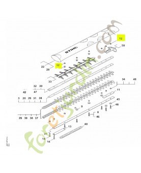 Ecrou a six pans Stihl réf. 9216-263-0710
