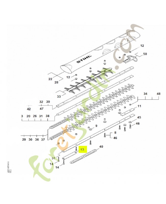 Renfort Stihl réf. HA02-711-4801