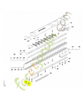 Vis cylindrique is m5x30 Stihl réf. 9022-341-1070