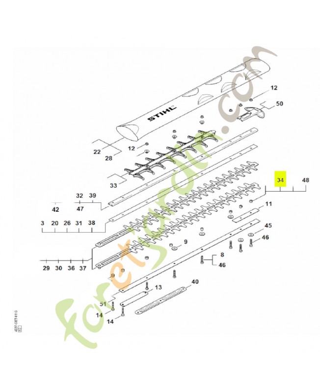 Douille 8 x 5,62 mm Stihl réf. 4237-641-4901