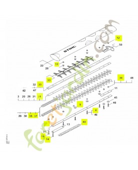 Barre de coupe Stihl réf. 4237-710-5912