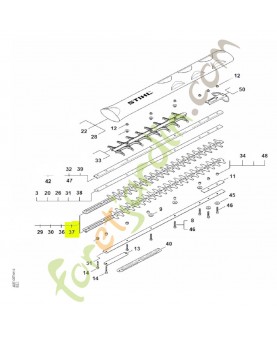 Jeu 2 couteaux 750 mm / 30" R Stihl réf. 4237-710-6054