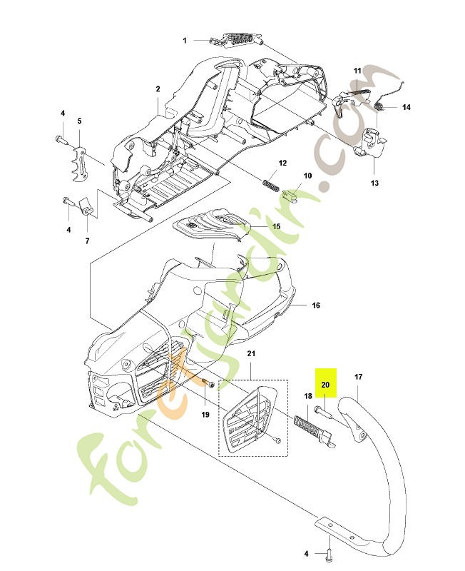 Vis Husqvarna ref. 525798103