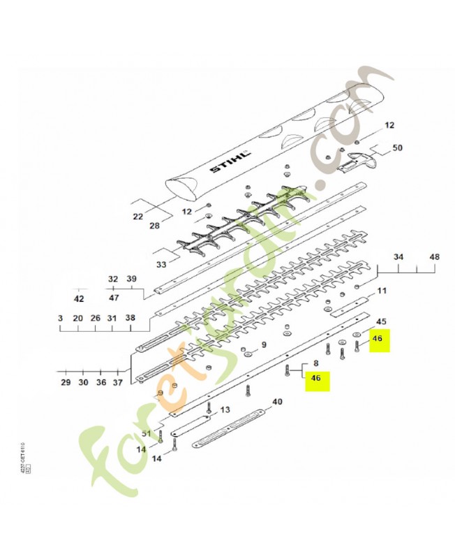 Vis cylindrique is m5x25 Stihl réf. 4237-716-0400