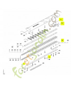 Protège-guidage stihl réf. 4237-790-9802