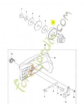 Tambour de frein Husqvarna ref. 593684401