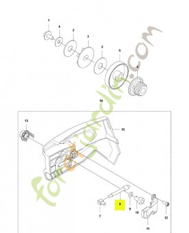 Vis sans fin Husqvarna ref. 537397001